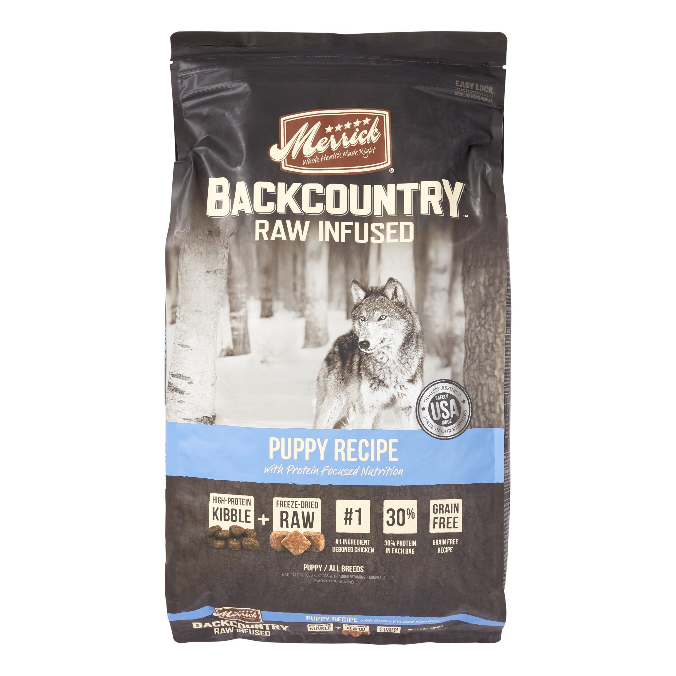 Merrick Backcountry GrainFree Raw Infused Puppy Recipe