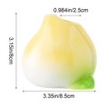 thumbnail image 3 of kyusrd Home Office Decor Specials!Personalized Colorful Peach Ornament Practical Ceramic Candlestick Home Table Romantic Candlelight Dinner Decoration, 3 of 6