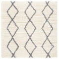 thumbnail image 3 of SAFAVIEH Venus Nanda Geometric Shag Area Rug, Ivory/Grey, 6'7" x 6'7" Square, 3 of 10