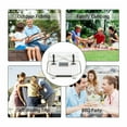 thumbnail image 6 of Resenkos 16 Quart 24-Can Capacity Portable Insulated Ice Cooler with 2 Cup Holders-White, Portable Freezer for Camping, Truck, RV, Travel, Boat and Home Use, 6 of 11