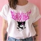 thumbnail image 4 of Camiseta Kawaii Kuromi de los 90 para mujer, remera de dibujos animados divertida, camiseta de Manga, camiseta estampada Y2k, ropa de calle, camisetas Grunge para mujer, 4 of 5