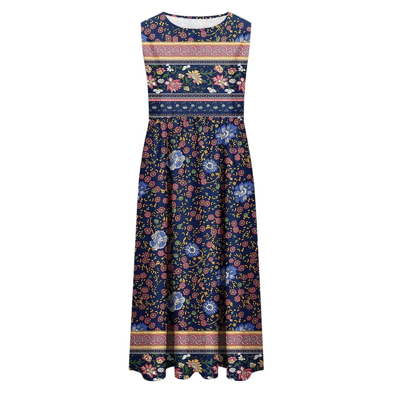 knee length dresses for ladies Denim Lapel Women Midi Vest Dress With Belt – GOELIA