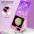 thumbnail image 4 of Funda para Samsung Galaxy Z Flip 6 5G Transparente con Brillos Carcasa Protectora Antigolpes con Glitter Brillante, 4 of 5