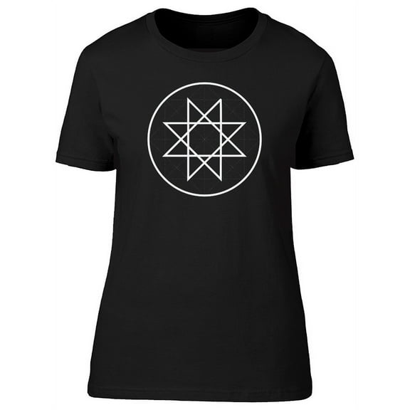Octagon Sacred Geometry Symbol T-Shirt Women -Image by Shutterstock, Female Small