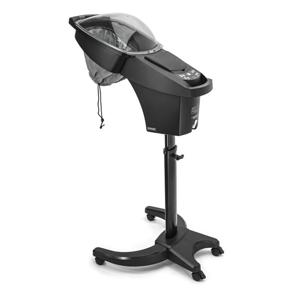 Elitzia Hair Steamer Micro Mist Scalp Detox System Hair Wash Reclining Chair Table Hair Care Salon SPA Barber Shop Shampoo Bowl Miste Hooded Natual Black Hair ET19191