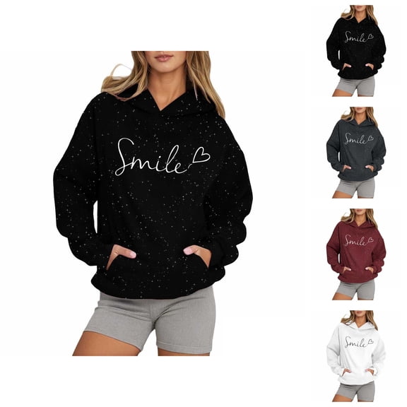 Glitter Hoodies for Women 2025 Sparkle Long Sleeve Y2K Hoodie with Pockets Hooded Sweatshirt Hoodie Women Pullover