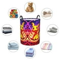 thumbnail image 6 of Mimikyu Laundry Hamper Cartoon Circular Foldable Basket With Handle, Clothes Books Toys Storage Organizer Bucket for Bedroom Bathroom, 6 of 8