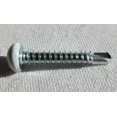 thumbnail image 2 of 100 Pan White Head Screw # 8 X 1" Quad Drive Self Tap Drill Screws Cargo Rv, 2 of 2