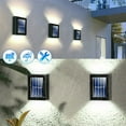 thumbnail image 2 of Yhmxh Solar Wall Light Up And Down Glow Outdoor Garden Lamp Waterproof ABS, 2 of 7
