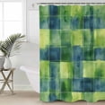 thumbnail image 6 of Shower Curtains Green Theme Bath Curtain Forest Scenery Waterproof Bathroom Shower Curtain Set with Hooks Decoration 72 x 84 Inches, 6 of 7