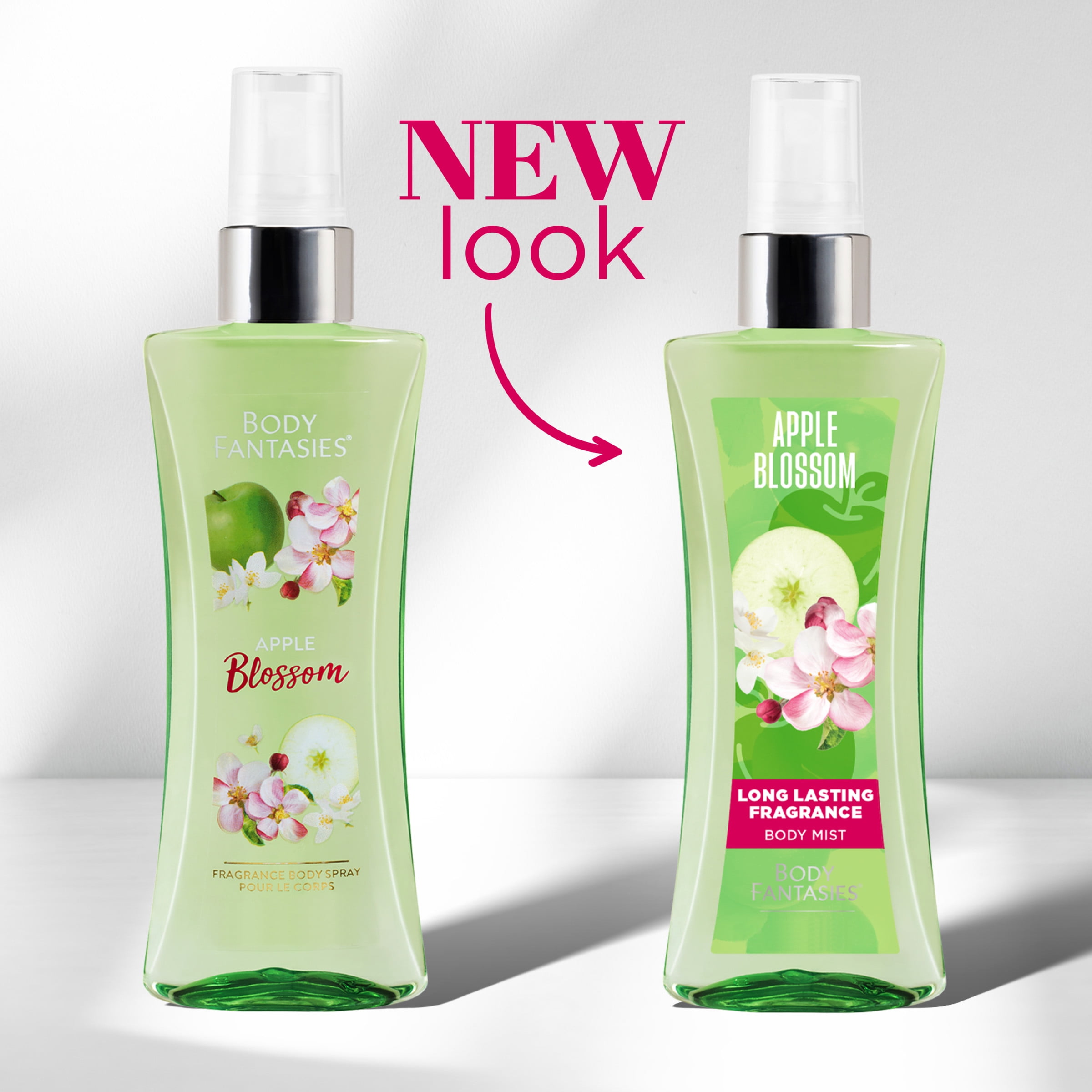 Body Fantasies Apple Blossom Body Spray for Women, 3.2 fl oz