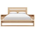 thumbnail image 1 of Morgan 4 Piece Bedroom Set with Headboard, Slatted Bedframe, 2 Nightstands, 1 of 5