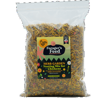 UPC: 0850039656194 | Herb Garden Nesting Mix – Black Soldier Fly Larvae with Herbs & Flowers 1.25 Lbs.