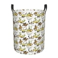 thumbnail image 1 of Balery Wild West Western Cesta de ropa redonda con asas, impermeable, independiente, para ropa, juguetes, dormitorio y familia-Medium, 1 of 6