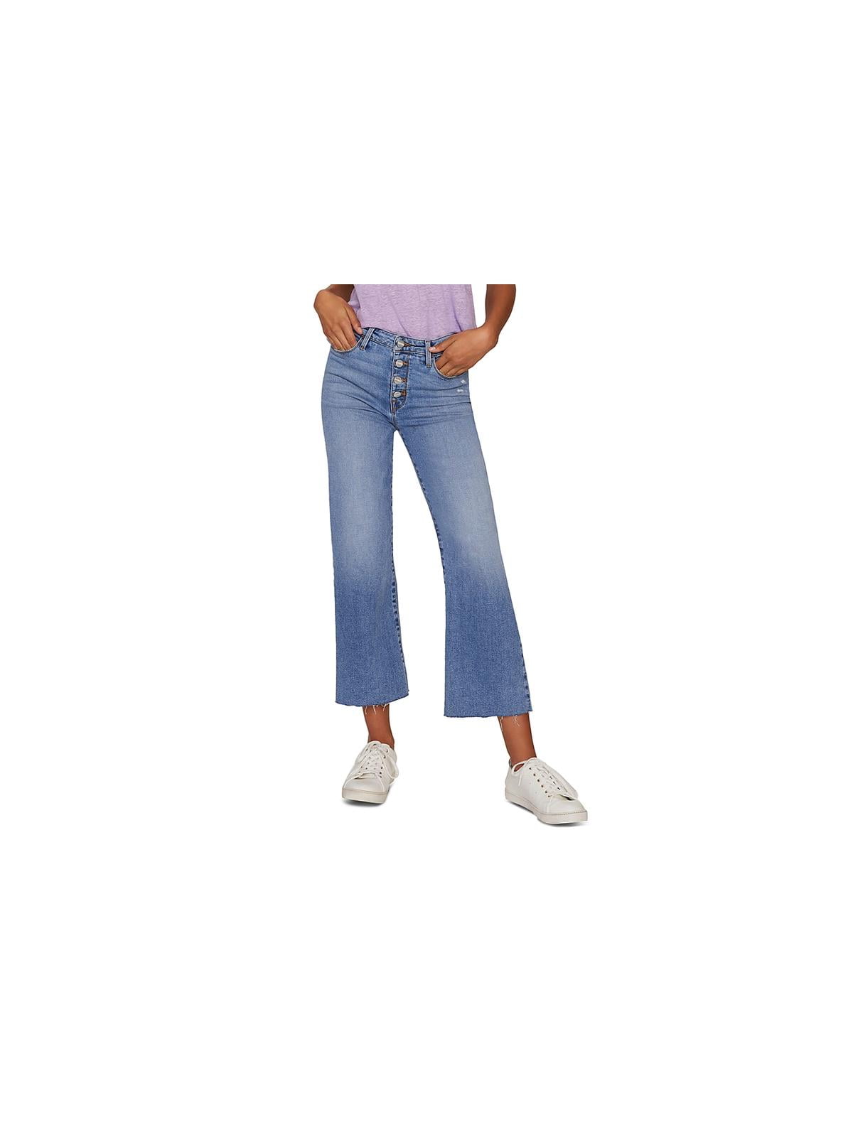 destroyed wide leg jeans