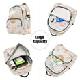thumbnail image 5 of FORMRS Mini Backpack Purse for Women Travel Daypack Casual Shoulder Bag, Gray Seashell, 5 of 7