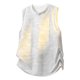 thumbnail image 2 of Ceisia Men's Relaxed Fit Vintage Washed Tie-Dye Sleeveless Tank Top Mini V-Neck Casual Shirt White L Gifts, 2 of 8