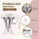 thumbnail image 2 of Stainless Steel Funnel Dispenser Octopus Balls Batter Baker Cooking Tool with Rack Cupcake Pancake Batter Maker Kitchen Tools, 2 of 5