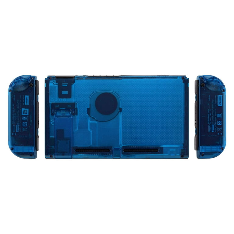 eXtremeRate Transparent Clear Blue Back Plate for Nintendo Switch Console, NS  Joycon Handheld Controller Housing with Full Set Buttons, DIY Replacement  Shell for Nintendo Switch 