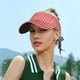 thumbnail image 5 of Balery Red And White Stripes Gorra deportiva con visera ajustable para mujer y hombre (talla única), 5 of 7