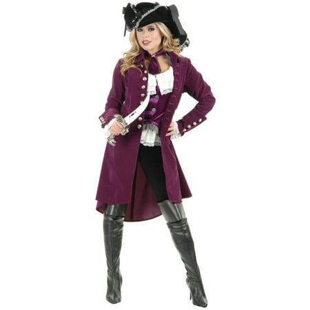 Womens Pirate Lady Vixen Jacket Plumberry
