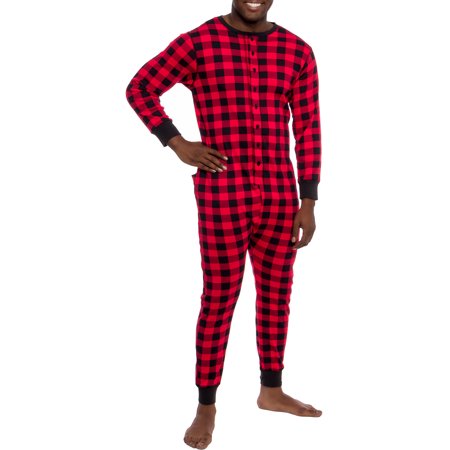 Ross Michaels Ross Michaels Mens Buffalo Plaid One Piece
