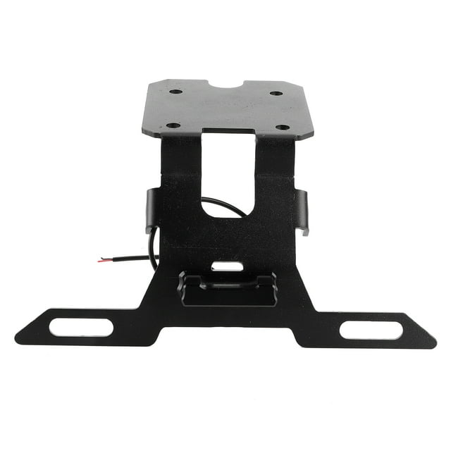 Motorcycle License Plate Frame, Motorcycle License Plate Holder Bracket Tag Holder Tail Tidy Eliminate With LED Light Fit For YZF R15 V3.0 YZF R125 2017-2020