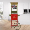 thumbnail image 4 of 12oz Vintage Popcorn Machine Cart, 48-Cup Movie Theater Style Popcorn Maker on Wheels, Commercial Grade Red & Gold Popper with Stainless Steel Kettle for Home Theater, Party, Business, 4 of 9