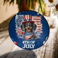 thumbnail image 3 of Patriotic Dachshund Celebrates 4th of July Stained Glass Suncatcher Wiener Dog Lover Gifts Idea Window Hanging Sign Decor - 02009, 3 of 5
