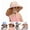 Blue, variant on Yoyauz Children's Sun Hat With Neck Uv Protection, Summer Beach Hat, Unisex Ponytail Hat, Wide Brimmed Fishing Hat (3-12 Years Old)