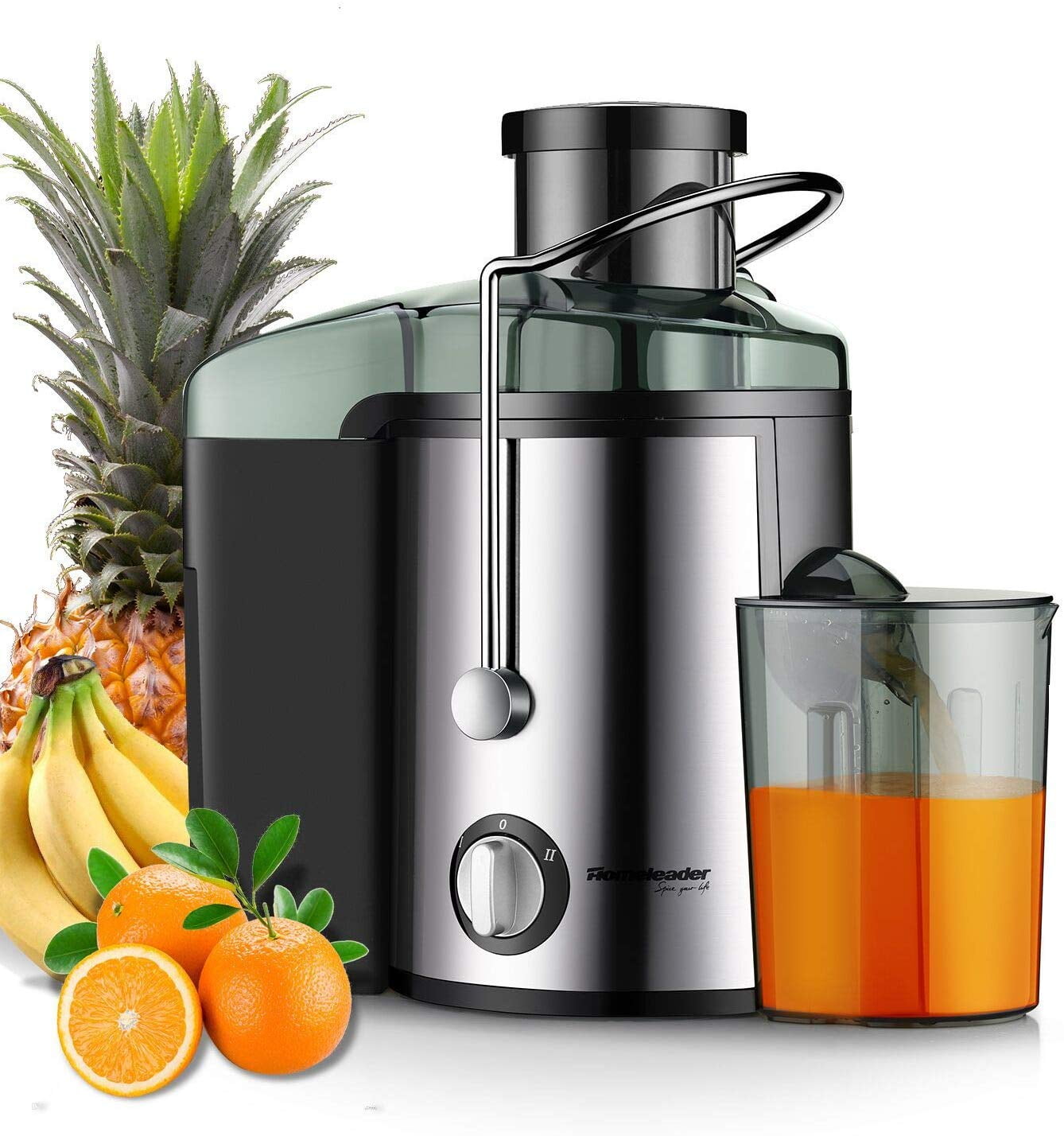 Juicer Juice Extractor Wide Mouth Centrifugal Juicer,2 Speed Juicer
