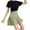 Green, variant on Viikei Summer Skirts for Women Skirts Clearance Sale Skirt Plus Size Fashion Plaid Pleated A-Line Skirt Anti-Burnout High Waist Short Skirt