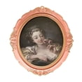 thumbnail image 2 of DOLITY Cadre Photo 10x12 Pouces Antique Orné Décoratif en Résine Gravée Ovale, 2 of 9