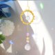thumbnail image 5 of Cortina de cristal Wind Chime Prism Catchers Ornamento colgante Decoración (Amarillo) Wdftyju Para estrenar, 5 of 7