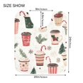 thumbnail image 5 of Yayeee Bath Rugs for Bathroom Floor Set of 2 Non Slip Fluffy Soft Absorbent Mat, Christmas Cups, 5 of 7