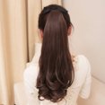 thumbnail image 3 of Perruque Queue de Cheval Lubelski Fleur de Poire Bande Extension de Cheveux Longue Fibre Haute Température Queue de Cheval Cheveux pour Femme, 3 of 7