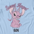 thumbnail image 3 of Disney Lilo & Stitch Sweet Angel 624 Sparkle Men's T Shirt (Light Blue, S-XXXL), 3 of 4