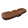 thumbnail image 2 of Almencla PU Leather Front Rear Car Seat Cover Cushion Pad, Anti-slip & Full Wrapping Edge Brown Rear, 2 of 8