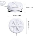 thumbnail image 6 of VANLOFE Bowls Kitchen supplies Portable Mini Washing Machine Turbine Clothes Mini Washer with USB Cable, 6 of 8