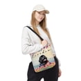 thumbnail image 2 of Freedom Newfoundland on Independence Day 4th of July All Over Print 3D Canvas Tote Bag Newfie Dog Lover Gifts Reusable Handbag - 01005, 2 of 5