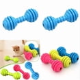 thumbnail image 4 of Heavyweight Rubber Dog Chew Toys for Aggressive Chewers Long-Lasting Rugged Chew Toys Pet Teething Toys for Teeth Cleaning and Mental Stimulation, 4.72 inch, Blue, 4 of 9