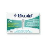 Lancet Microlet Sterile 25G 100/Bx by, Bayer Diabetes Division  4 Pack
