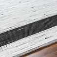 thumbnail image 6 of BoutiqueRugs Jaden Bordered Recycled Handmade Area Rug - Off White, Black White, Smoke - 6' x 9', 6 of 8