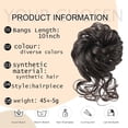 thumbnail image 4 of Synthetic Messy Curly Chignon Dount Hair Bun with Elastic Band Synthetic Fibre Ponytail Hairpiece, 4 of 7