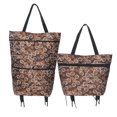 thumbnail image 1 of Wosthever Bolsas de compras plegables ProbeOf de tela Bolsa de compras multifunción espaciosa y resistente plegable Almacenamiento y organización del hogar círculo de café, 1 of 6