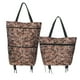 thumbnail image 1 of Kearding Bolsas de compras plegables ProbeOf de tela Bolsa de compras multifunción espaciosa y resistente plegable Almacenamiento y organización del hogar círculo de café, 1 of 6