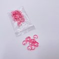 thumbnail image 2 of 100 Uds. Anillos de salto abiertos de colores caramelo 1,2x10mm anillos divididos accesorios de joyería DIY para gargantilla collares fabricación de pulseras colores mezclados, 2 of 5