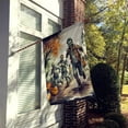 thumbnail image 3 of Zombies Spooky Halloween House Flag 28 in x 40 in, 3 of 7
