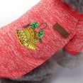 thumbnail image 4 of Christmas Pet Dog Costume Cute Animal Printed Pet Coat Cotton Soft Pullover Dog Shirt Jacket Sweater Cat Sweater Pets Clothing Outfit, 4 of 8