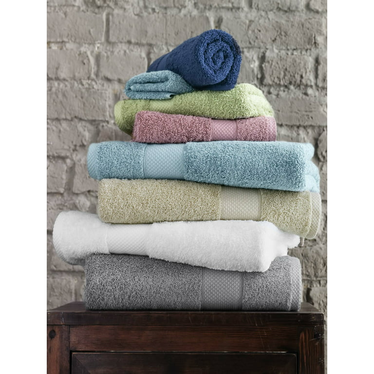 Classic Turkish Towels Genuine Cotton Soft Absorbent Luxury Madison 6 Piece  Set With 2 Bath Towels, 2 Hand Towels, 2 Washcloths